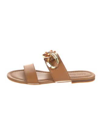 See by Chloé Leather Slides