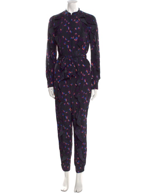 See by Chloé Printed Mock Neck Jumpsuit