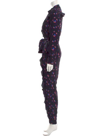 See by Chloé Printed Mock Neck Jumpsuit