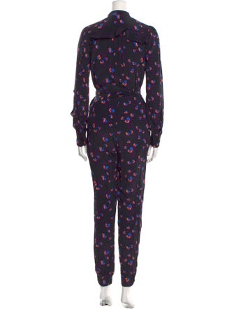See by Chloé Printed Mock Neck Jumpsuit