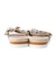 See by Chloé Straw Crystal Embellishments Espadrilles