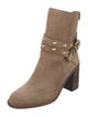 See by Chloé Suede Whipstitch Trim Boots