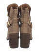 See by Chloé Suede Whipstitch Trim Boots