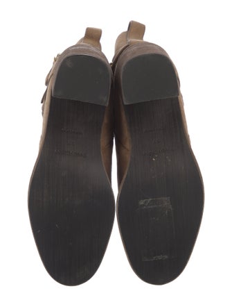 See by Chloé Suede Whipstitch Trim Boots