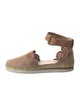 See by Chloé Suede Embroidered Accent Espadrilles