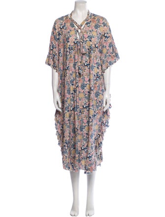 See by Chloé Floral Print Long Dress