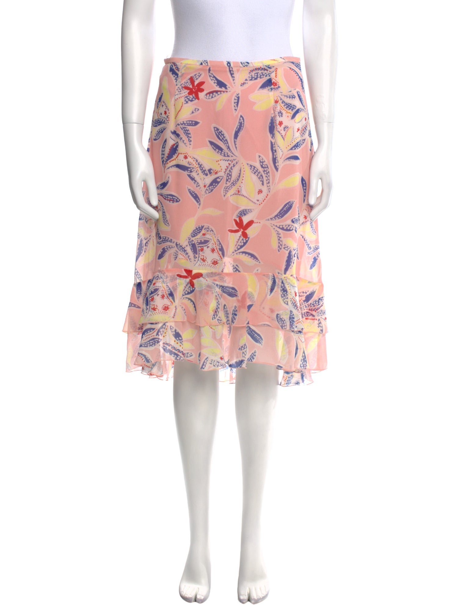 See by Chloé Silk Knee-Length Skirt