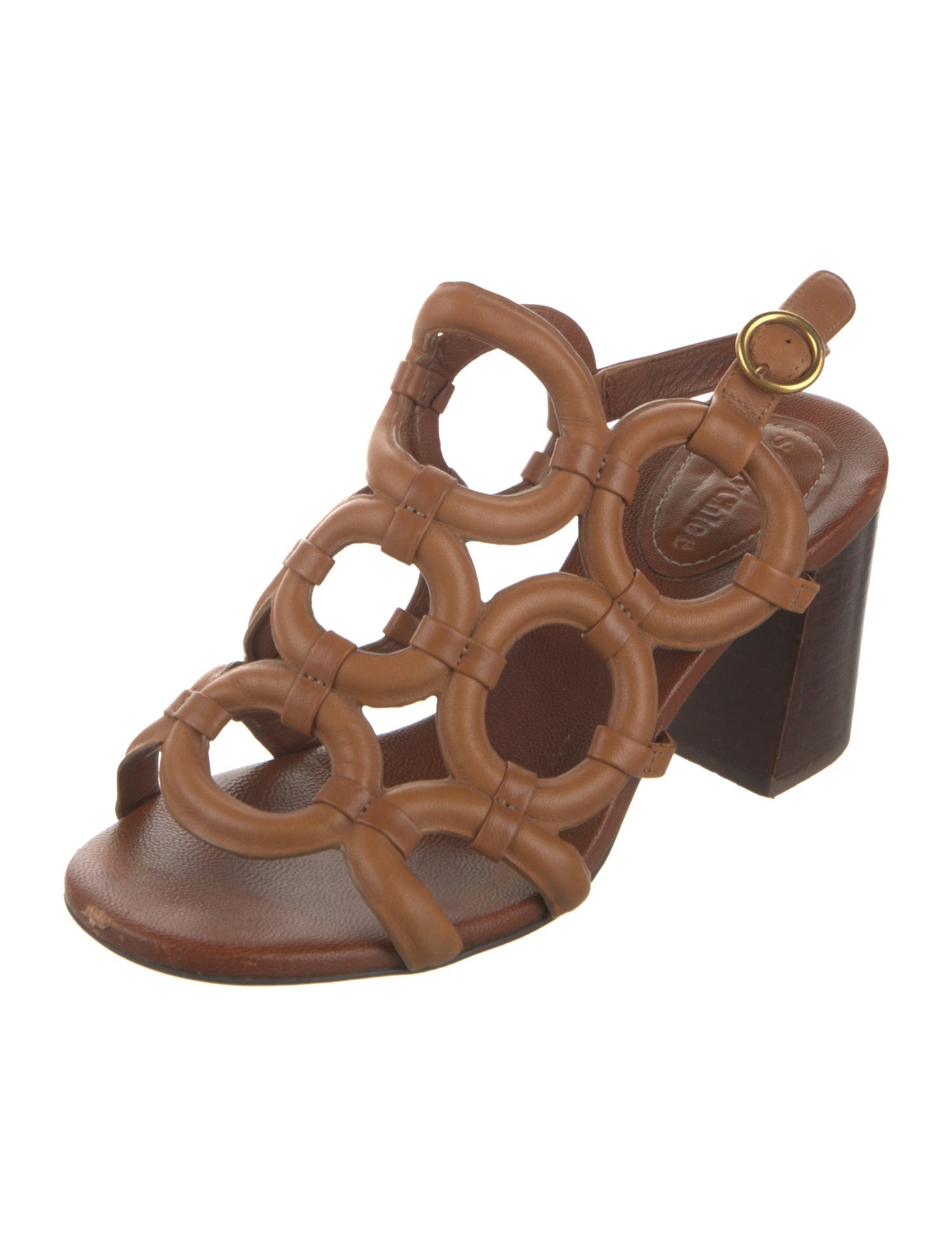 See by Chloé Leather Gladiator Sandals