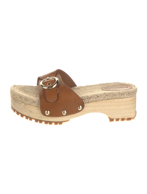 See by Chloé Leather Studded Accents Espadrilles