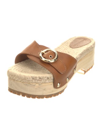 See by Chloé Leather Studded Accents Espadrilles