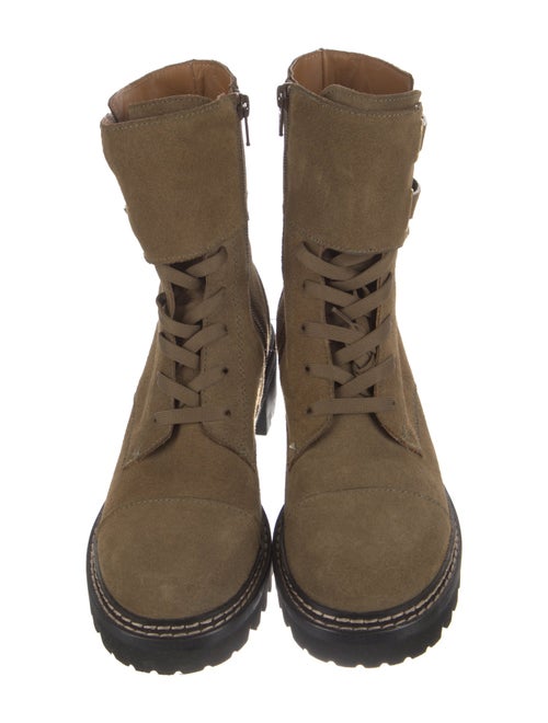 See by Chloé Suede Combat Boots