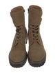See by Chloé Suede Combat Boots