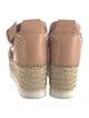 See by Chloé Leather Colorblock Pattern Espadrilles