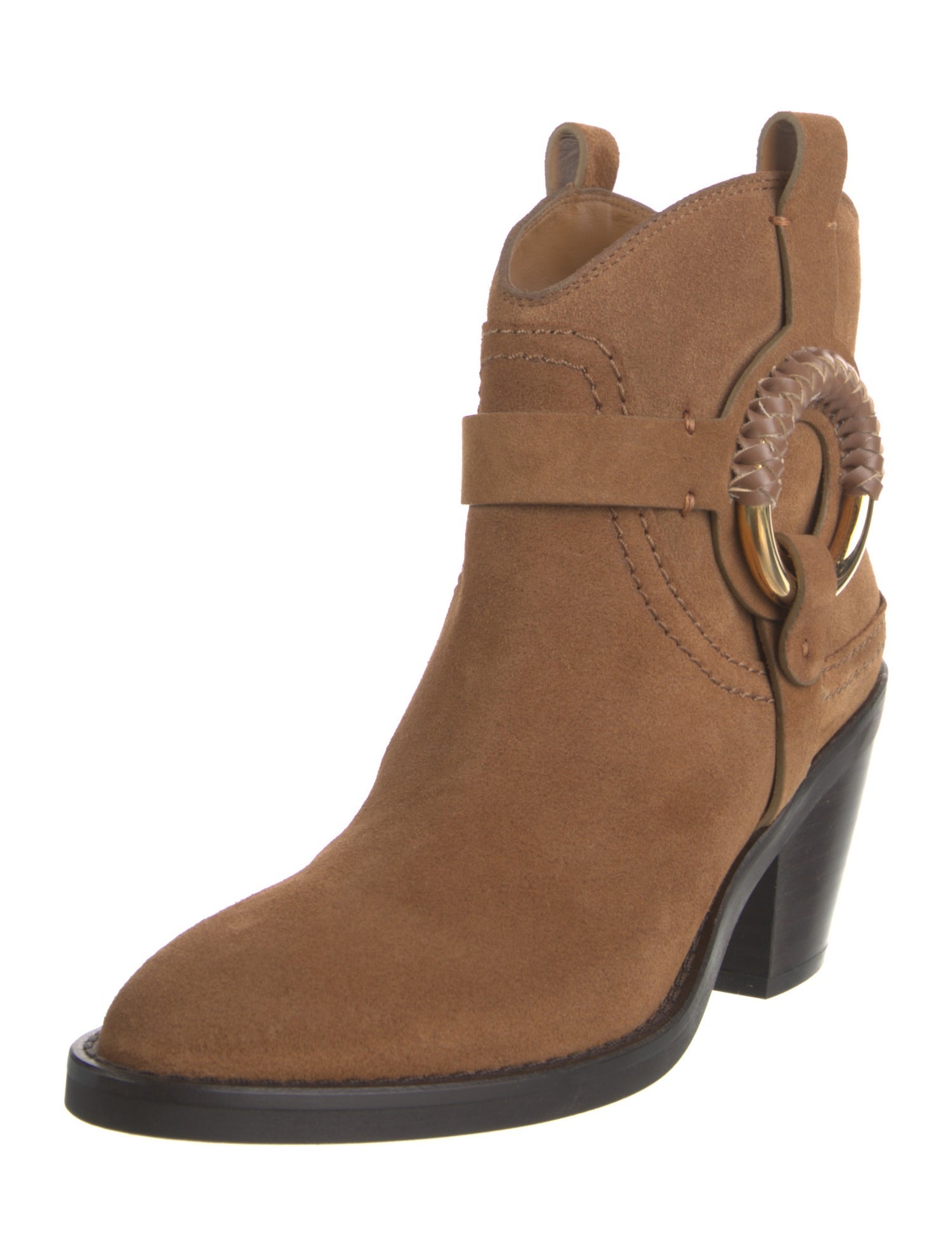 See by Chloé Suede Western Boots