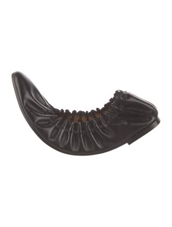 See by Chloé Leather Scalloped Accent Ballet Flats