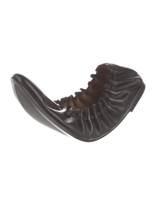 See by Chloé Leather Scalloped Accent Ballet Flats