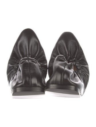 See by Chloé Leather Scalloped Accent Ballet Flats