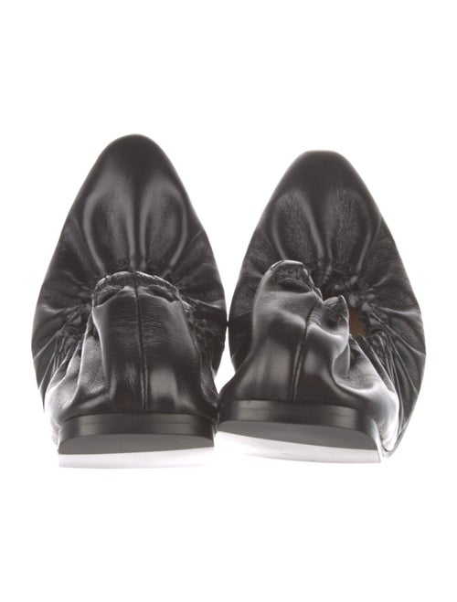 See by Chloé Leather Scalloped Accent Ballet Flats