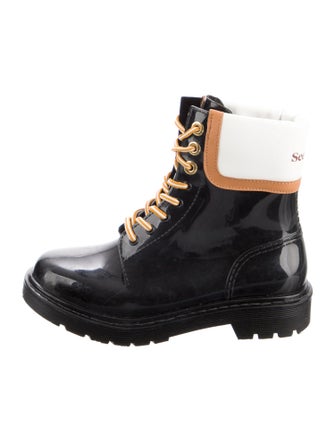See by Chloé Rubber Printed Rain Boots