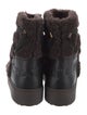 See by Chloé Shearling Lace-Up Boots