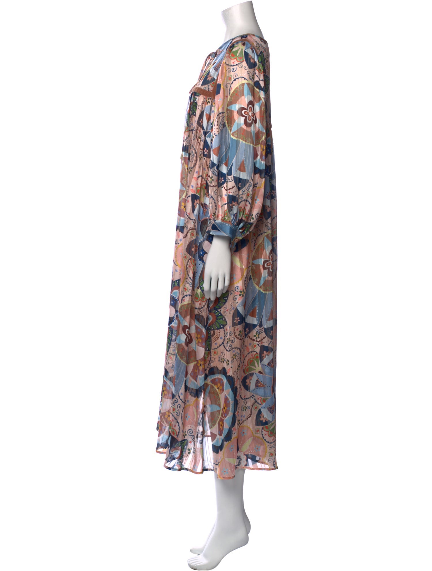 See by Chloé Printed Long Dress