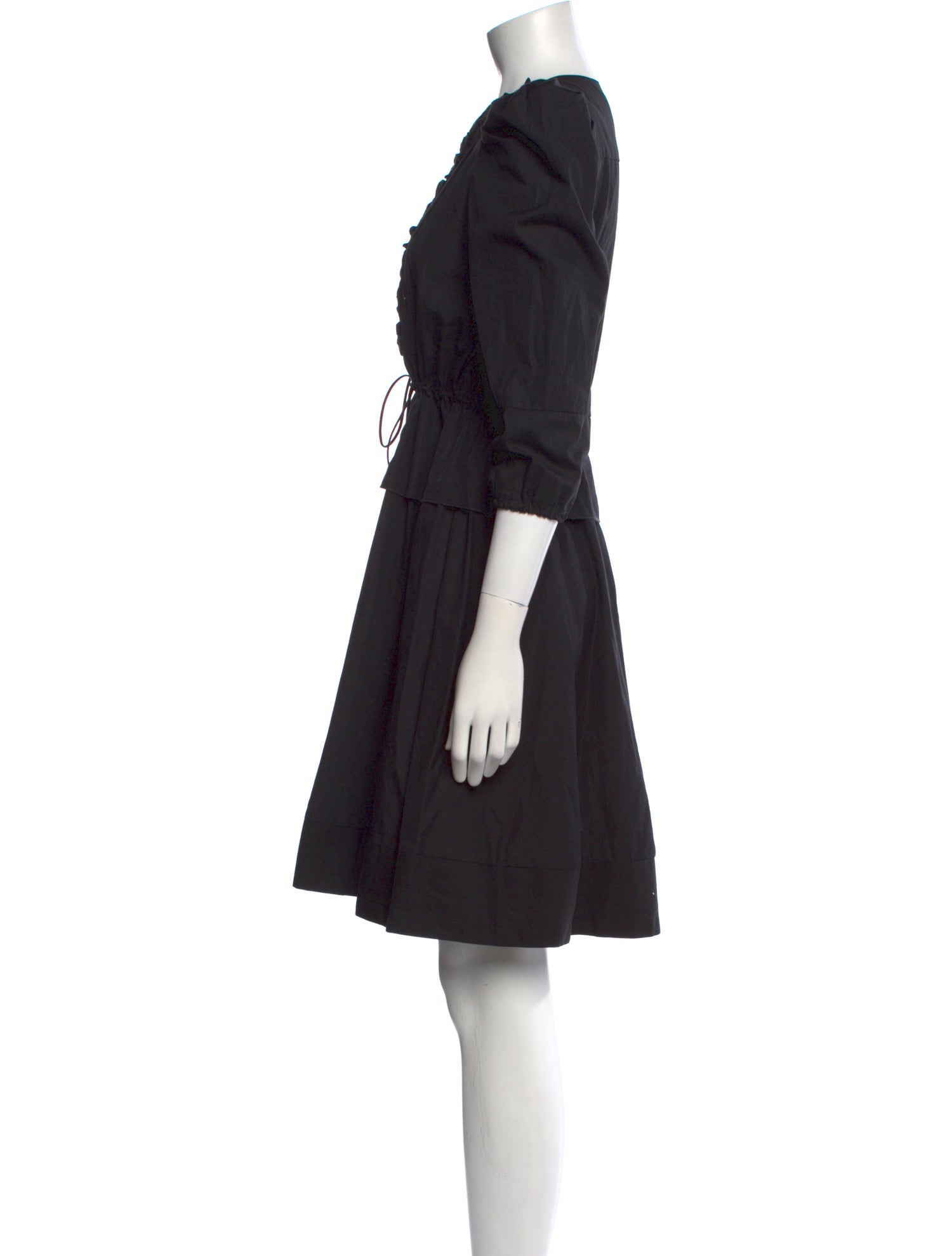 See by Chloé Crew Neck Knee-Length Dress