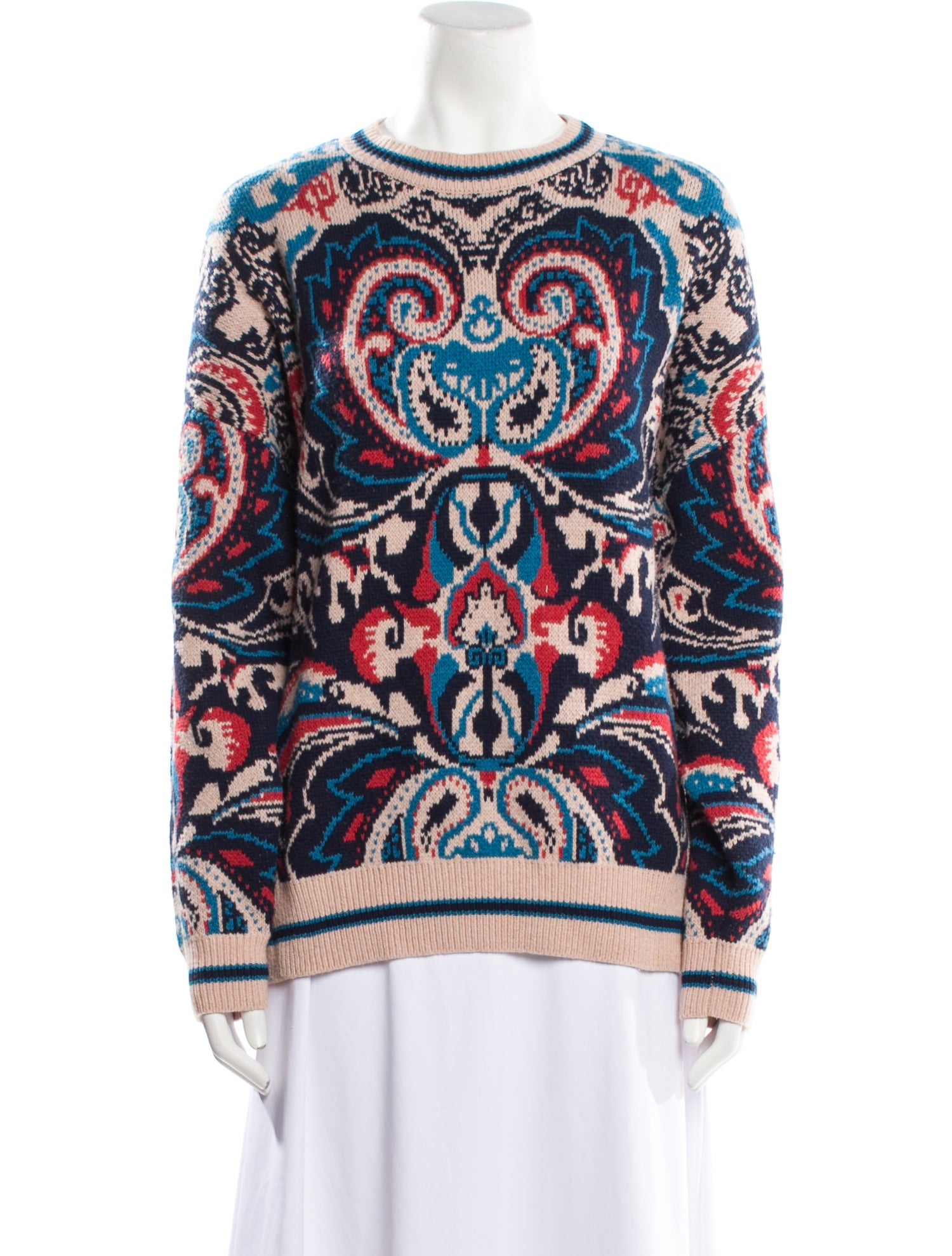 See by Chloé Wool Printed Sweater