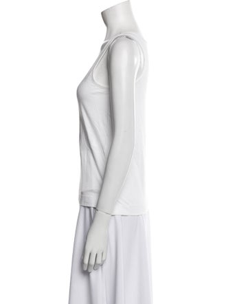 See by Chloé Graphic Print Scoop Neck Top