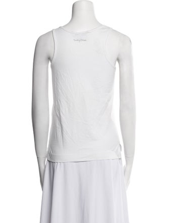 See by Chloé Graphic Print Scoop Neck Top