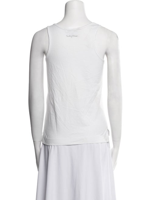 See by Chloé Graphic Print Scoop Neck Top