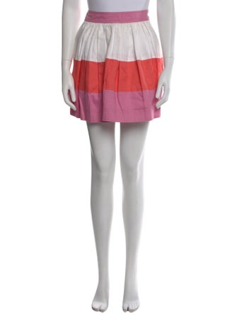 See by Chloé Striped Mini Skirt