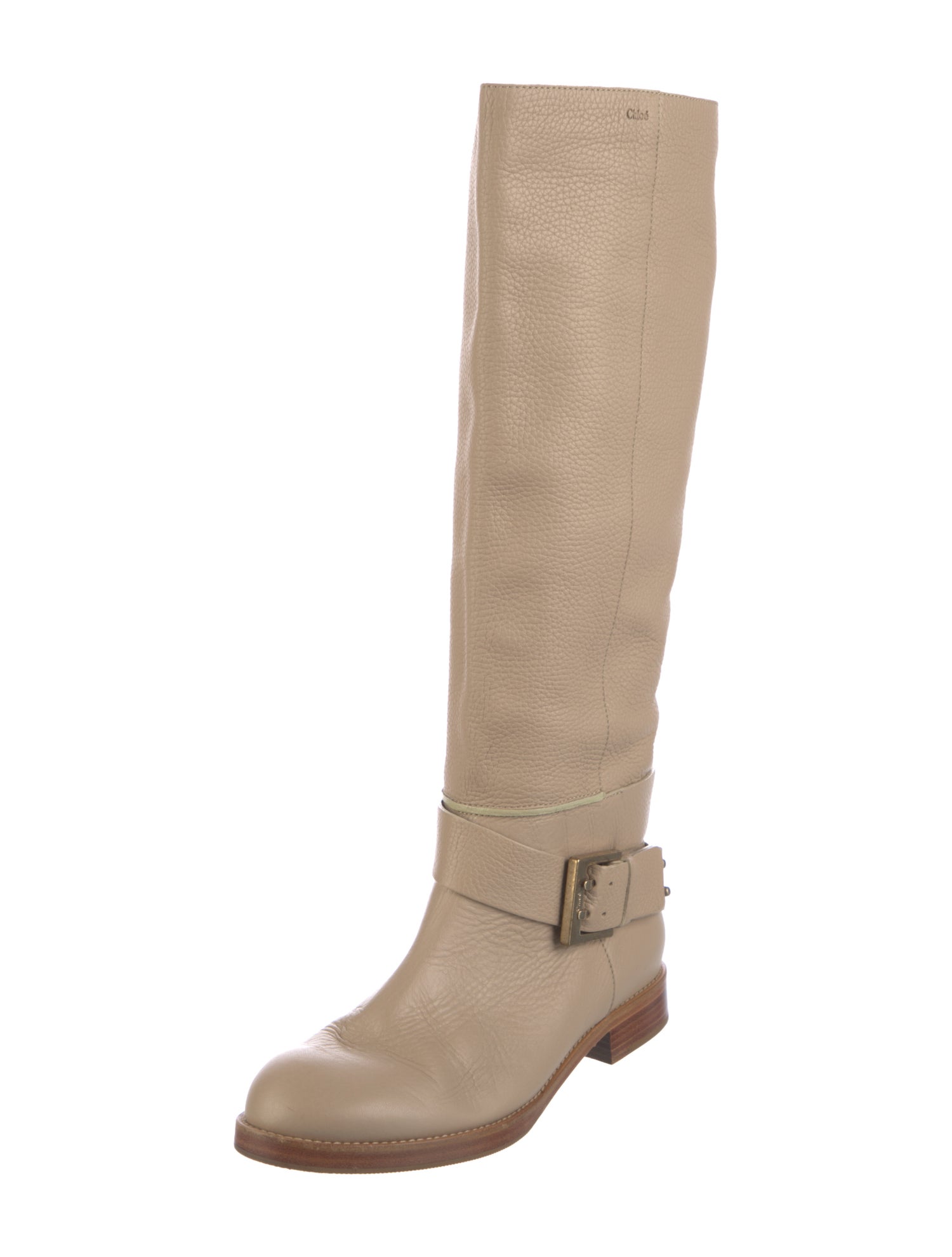 See by Chloé Leather Riding Boots