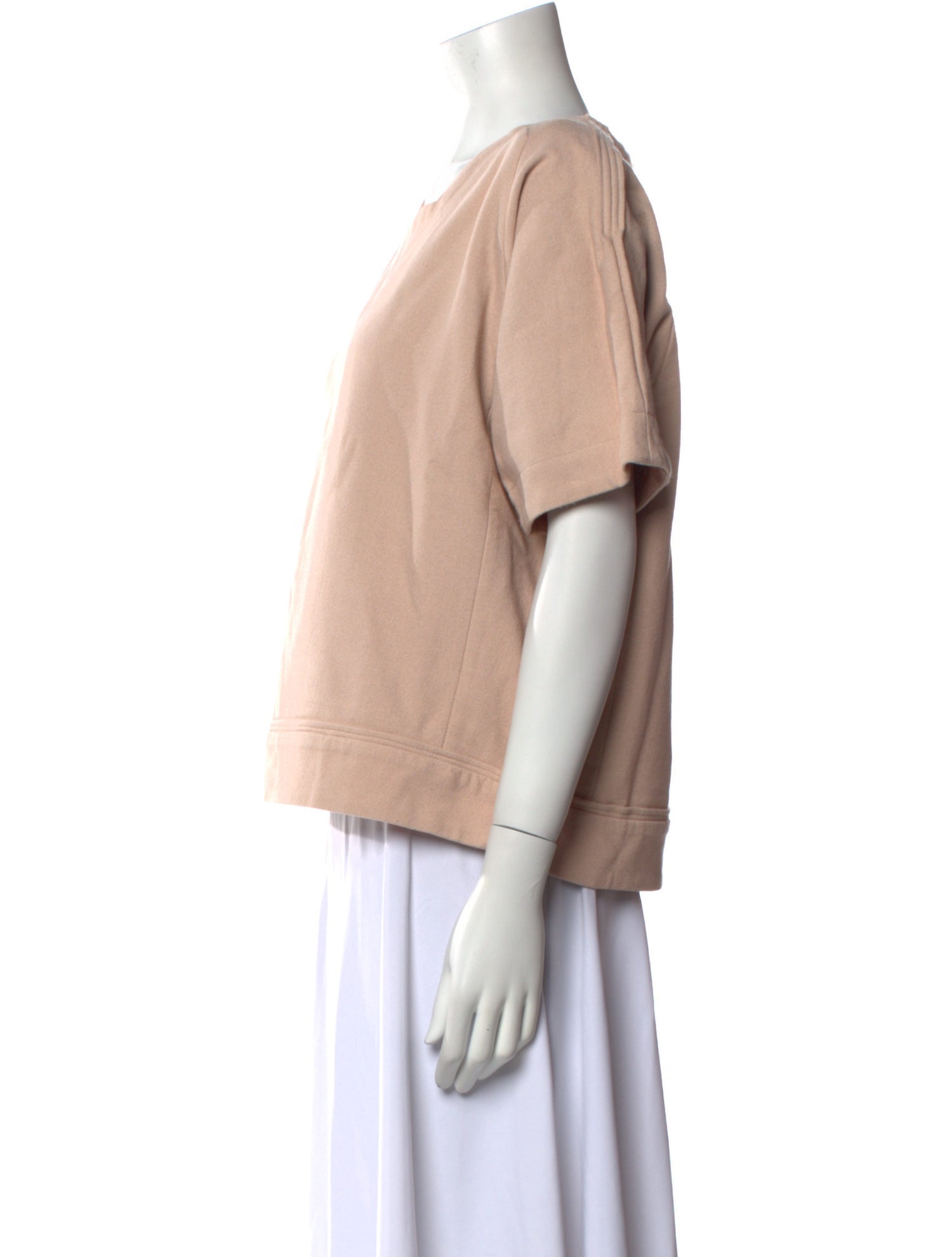 See by Chloé Square Neckline Short Sleeve T-Shirt