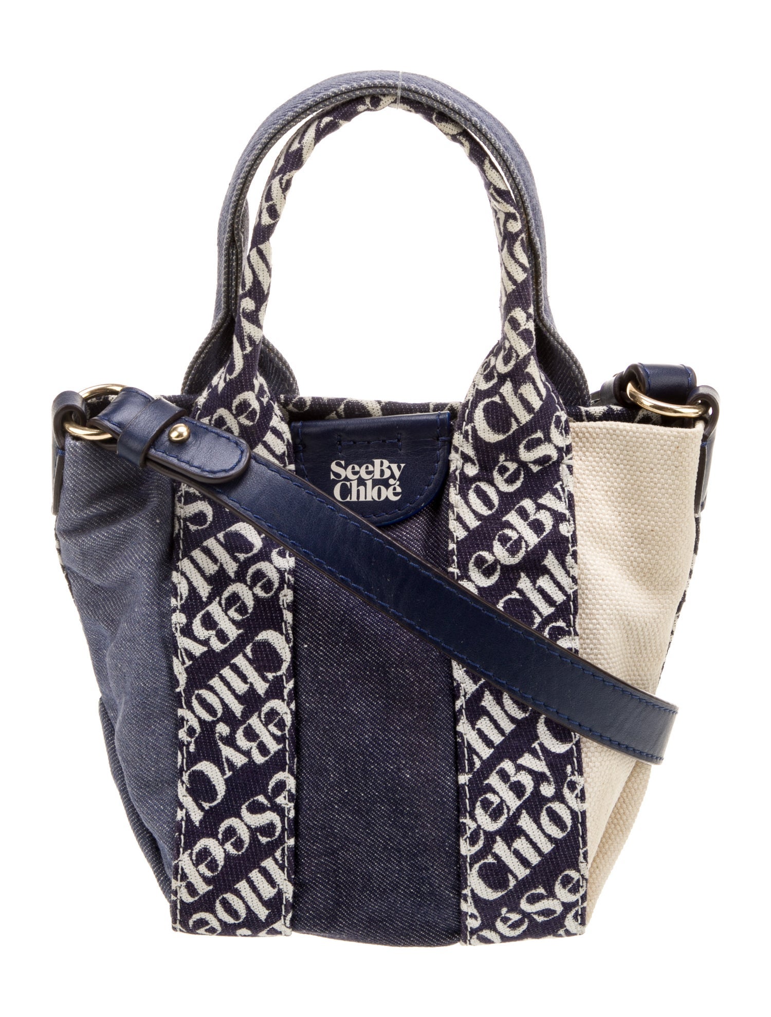 See by Chloé Denim Top Handle Bag