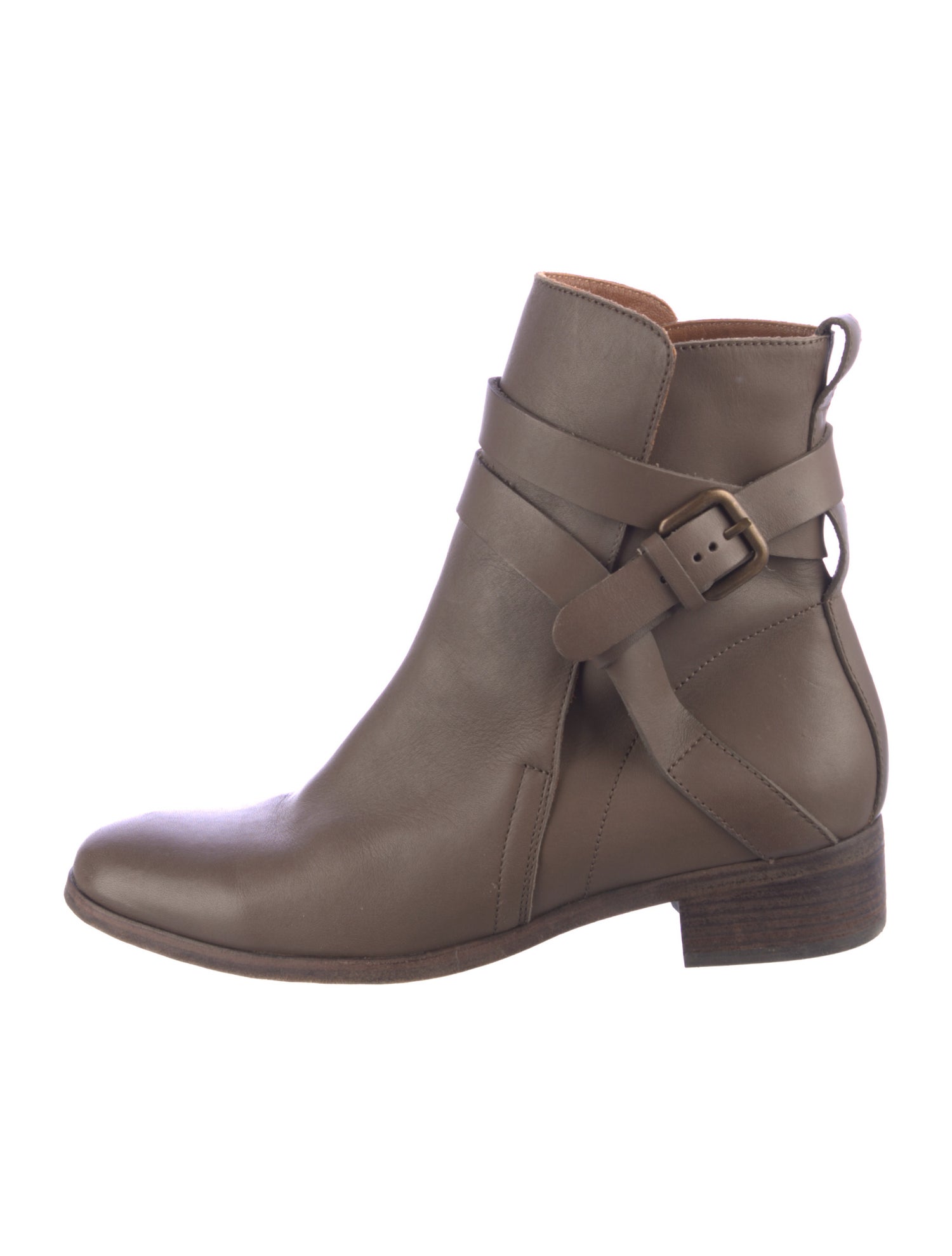 See by Chloé Leather Moto Boots