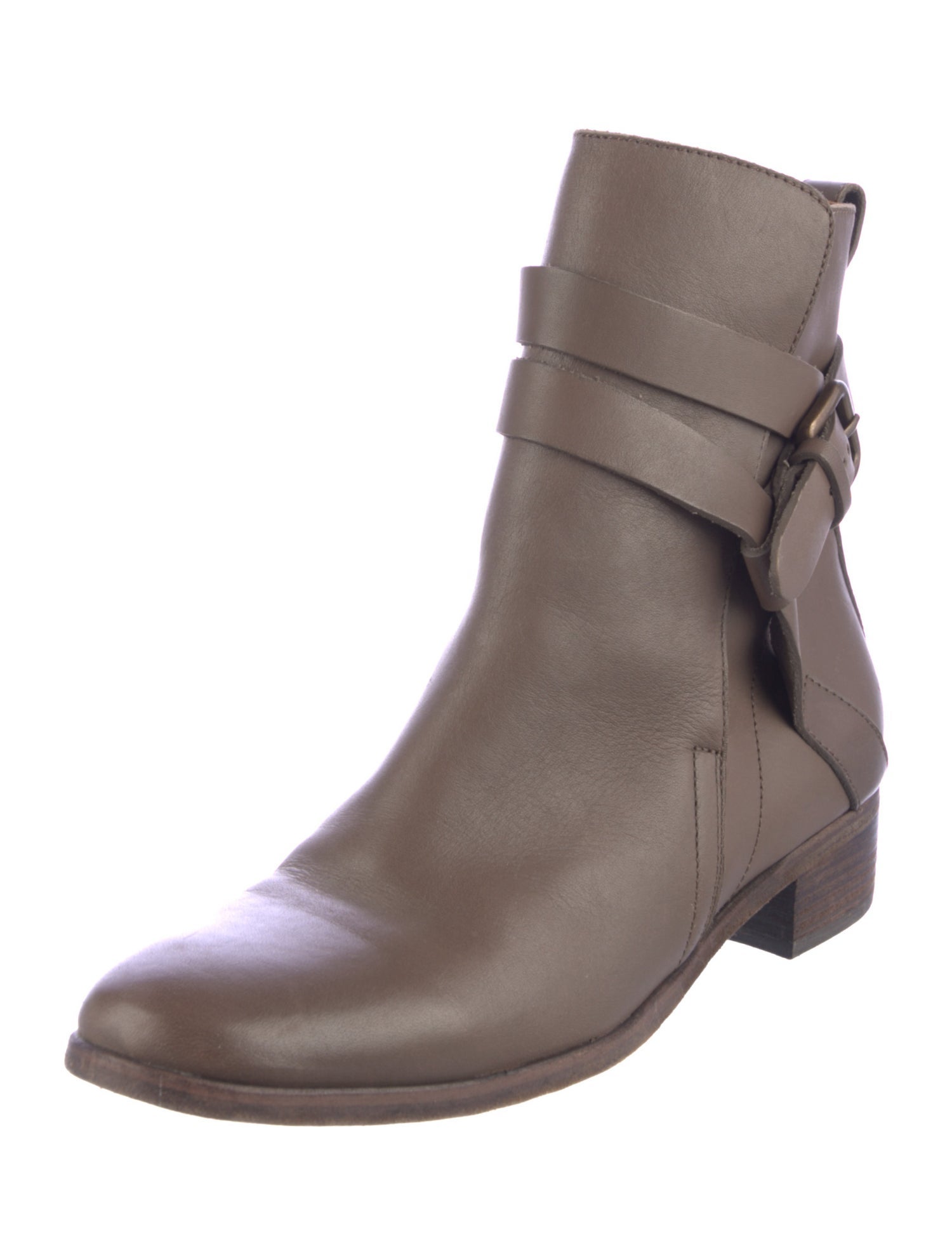 See by Chloé Leather Moto Boots