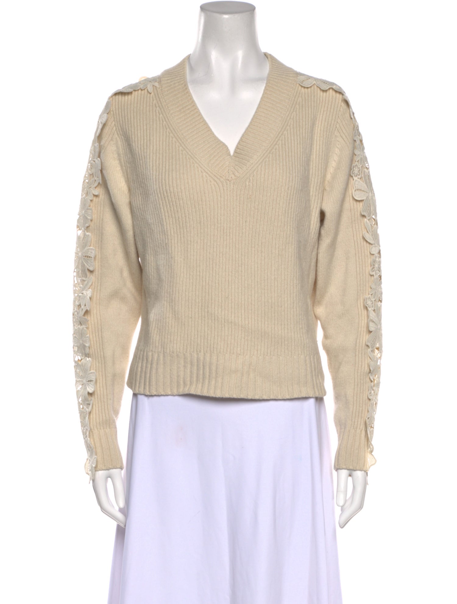 See by Chloé Wool V-Neck Sweater