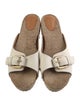 See by Chloé Leather Studded Accents Slides