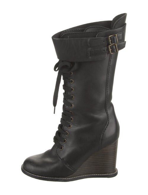 See by Chloé Leather Lace-Up Boots