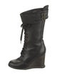 See by Chloé Leather Lace-Up Boots