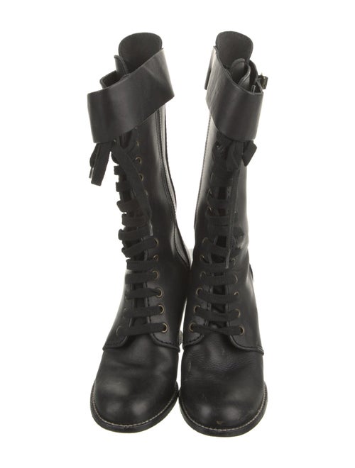 See by Chloé Leather Lace-Up Boots