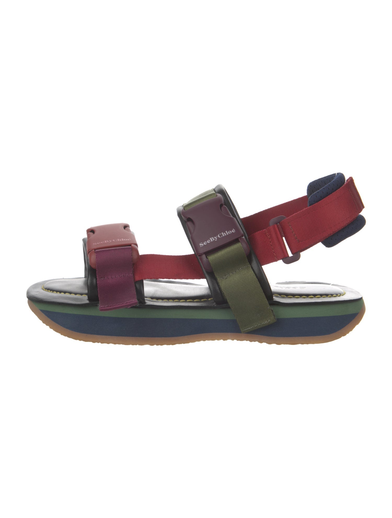 See by Chloé Leather Slingback Sandals
