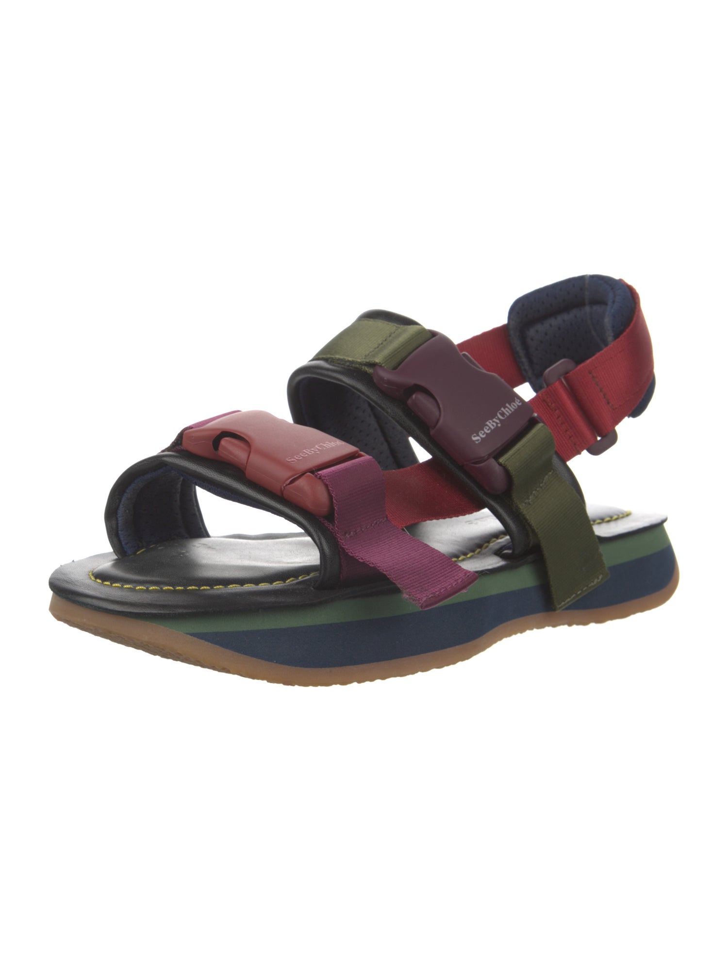 See by Chloé Leather Slingback Sandals