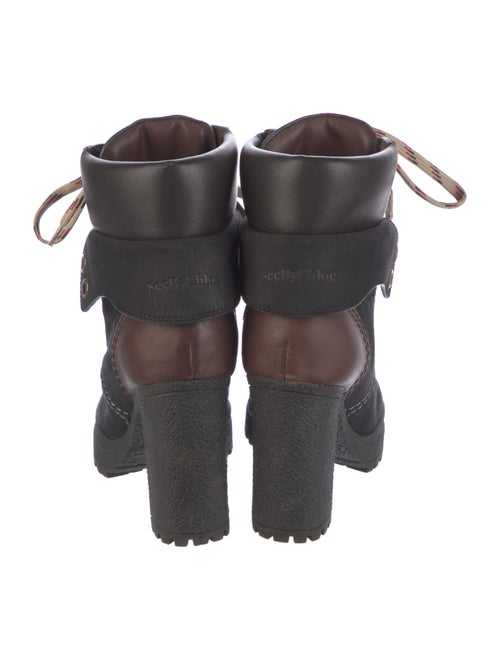 See by Chloé Nubuck Lace-Up Boots