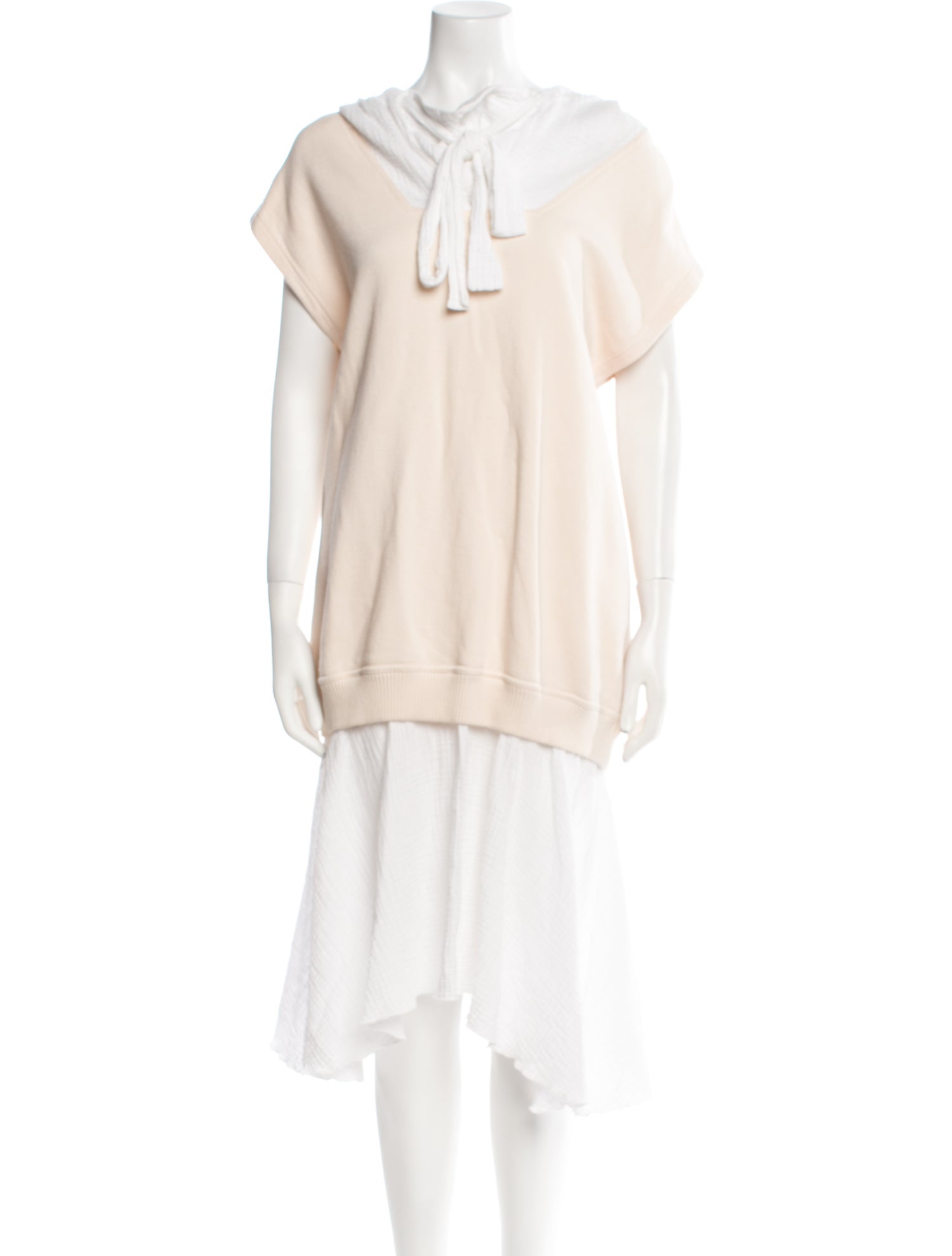 See by Chloé V-Neck Midi Length Dress