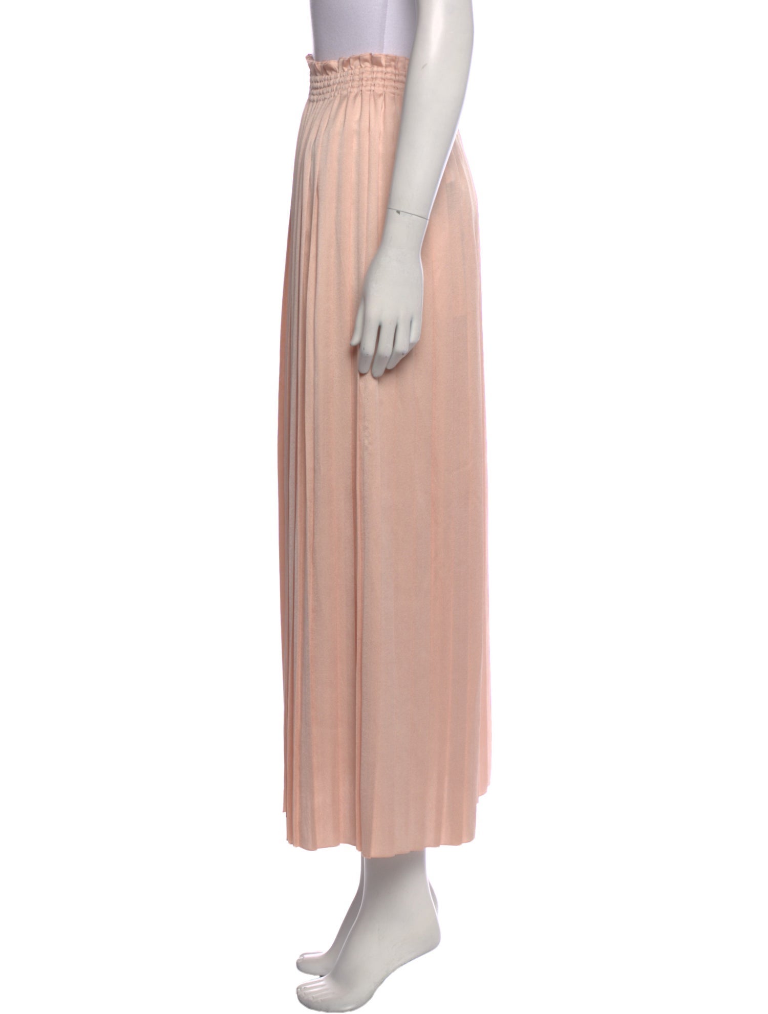 See by Chloé Pleated Accents Midi Length Skirt