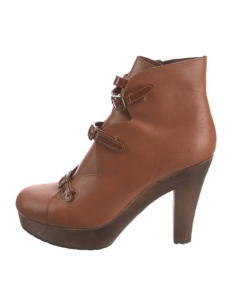 See by Chloé Leather Lace-Up Boots