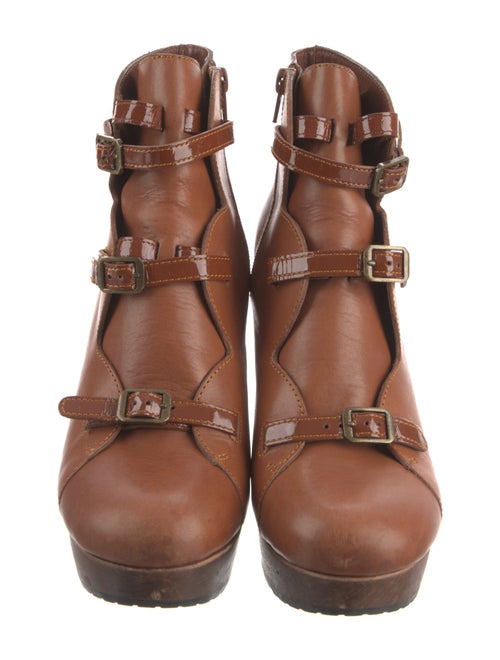 See by Chloé Leather Lace-Up Boots
