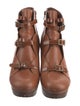 See by Chloé Leather Lace-Up Boots