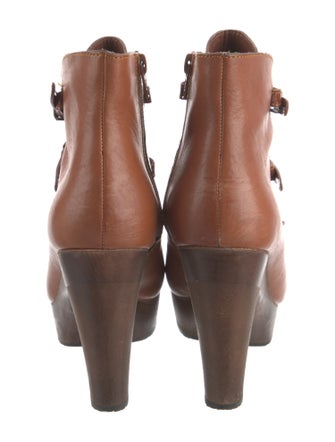 See by Chloé Leather Lace-Up Boots
